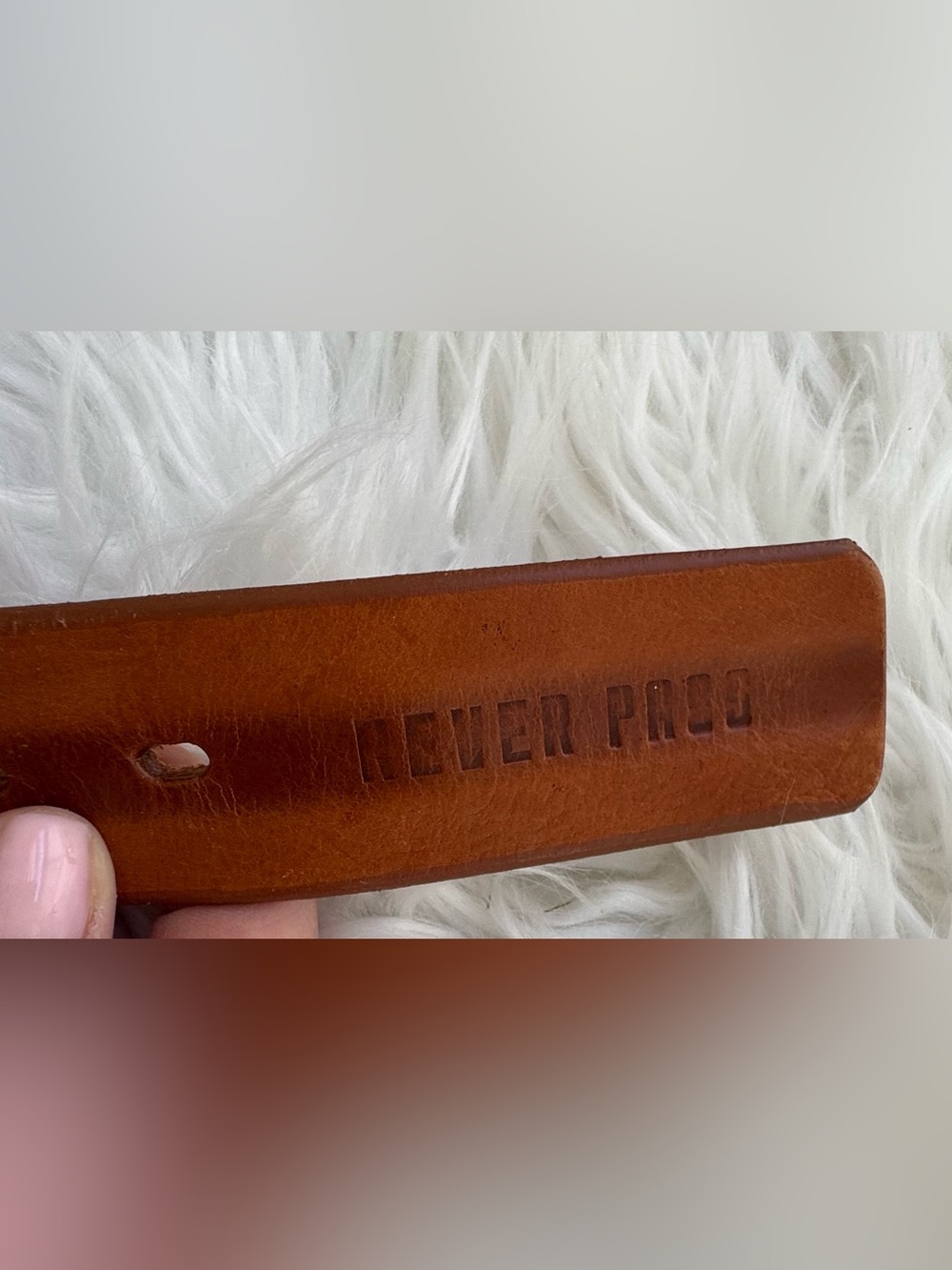 Brown Leather Belt -